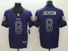 Nike Ravens #8 Lamar Jackson Purple Drift Fashion Limited Jersey