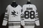 Sharks #88 Brent Burns White 2019 NHL All-Star Game Adidas Jersey