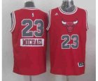 nba chicago bulls #23 michael red[2014 Christmas]