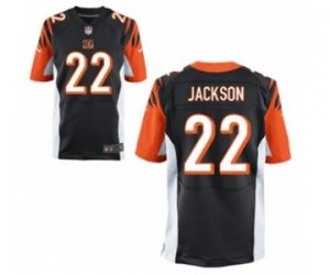 Men\'s Nike Cincinnati Bengals #22 William Jackson Elite Black Team Color NFL Jersey