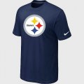 Nike Pittsburgh Steelers Sideline Legend Authentic Logo T-Shirt D.Blue