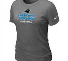 Women Carolina Panthers deep Grey T-Shirt