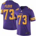 Nike Minnesota Vikings #73 Sharrif Floyd Purple Mens Stitched NFL Limited Rush Jersey