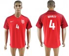 2017-18 USA 4 BRADLEY Home Thailand Soccer Jersey