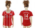 2017-18 Bayern Munich 14 PIZARRO Home Women Soccer Jersey