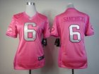 Nike Women New York Jets #6 Mark Sanchez Pink Jerseys[love s]