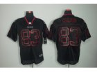 Nike NFL Houston Texans #83 Walter black jerseys[lights out Elite]