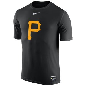 MLB Men\'s Pittsburgh Pirates Nike Authentic Collection Legend T-Shirt - Black