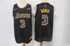Lakers #3 Anthony Davis Black 2021 Earned Edition Swingman Jersey
