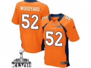 Nike denver broncos #52 woodyard orange[2014 Super Bowl XLVIII Elite]