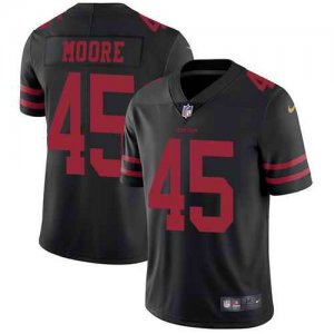 Nike 49ers #45 Tarvarius Moore Black Vapor Untouchable Limited Jersey