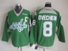 NHL Washington Capitals #8 alex Ovechkin green jerseys