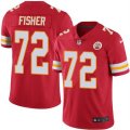 Nike Kansas City Chiefs #72 Eric Fisher Red Mens Stitched NFL Limited Rush Jersey