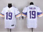 Nike Minnesota Vikings #19 Adam Thielen White Men Stitched Jerseys(Elite)