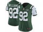 Women Nike New York Jets #92 Leonard Williams Vapor Untouchable Limited Green Team Color NFL Jersey