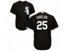 Mens Majestic Chicago White Sox #25 James Shields Replica Black Alternate Home Cool Base MLB Jersey