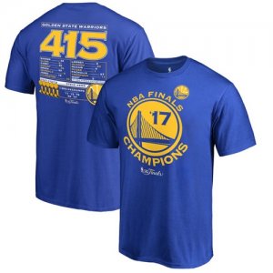 Golden State Warriors 2017 NBA Champions Mens T-Shirt Royal5