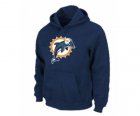 Miami Dolphins Logo Pullover Hoodie D.Blue