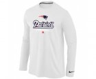 Nike New England Patriots Critical Victory Long Sleeve T-Shirt White