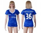 Womens Chelsea #36 Loftus-Cheek Home Soccer Club Jersey
