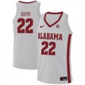 Alabama Crimson Tide 22 Armond Davis White College Basketball Jersey