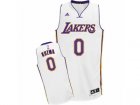 Men Adidas Los Angeles Lakers #0 Kyle Kuzma Swingman White Alternate NBA Jersey