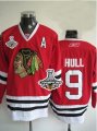 nhl jerseys chicago blackhawks #9 hull red[2013 stanley cup champions]