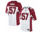 Mens Nike Arizona Cardinals #57 Karlos Dansby Limited White NFL Jersey