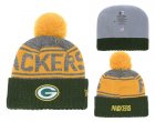 Packers Team Logo Green Cuffed Knit Hat With Pom YD