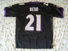Baltimore Ravens #21 webb black