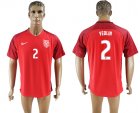 2017-18 USA 2 YEDLIN Home Thailand Soccer Jersey