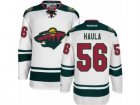 Mens Reebok Minnesota Wild #56 Erik Haula Authentic White Away NHL Jersey
