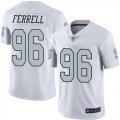 Nike Raiders #96 Clelin Ferrell White 2019 NFL Draft First Round Pick Color Rush Limited Jersey