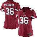 Womens Nike Arizona Cardinals #36 D. J. Swearinger Limited Red Team Color NFL Jersey