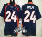 Nike Denver Broncos #24 Champ Bailey Navy Blue Alternate Super Bowl XLVIII NFL Elite Jersey