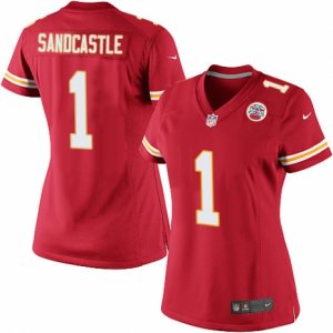 Womens Nike Kansas City Chiefs #1 Leon Sandcastle Limited Red Team Color NFL Jersey