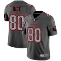 Nike 49ers #80 Jerry Rice Gray Camo Vapor Untouchable Limited