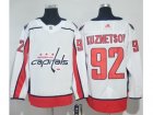 Men Adidas Washington Capitals #92 Evgeny Kuznetsov White Road Authentic Stitched NHL Jersey