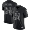Nike Raiders #34 Bo Jackson Black Impact Color Rush Limited Jersey