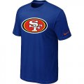 Nike San Francisco 49ers Sideline Legend Authentic Logo T-Shirt Blue