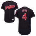 Men's Majestic Cleveland Indians #4 Juan Uribe Navy Blue Flexbase Authentic Collection MLB Jersey