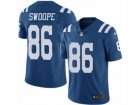 Mens Nike Indianapolis Colts #86 Erik Swoope Elite Royal Blue Rush NFL Jersey
