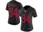 Women Nike San Francisco 49ers #94 Solomon Thomas Limited Black Rush NFL Jersey