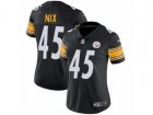 Women Nike Pittsburgh Steelers #45 Roosevelt Nix Vapor Untouchable Limited Black Team Color NFL Jersey