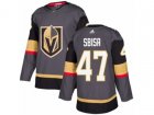 Adidas Vegas Golden Knights #47 Luca Sbisa Authentic Gray Home NHL Jersey