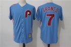 Phillies #7 Maikel Franco Light Blue Alternate Cooperstown Collection Jersey