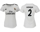 2018-19 Real Madrid 2 CARVAGAL Home Women Soccer Jersey