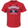 MLB Men's St. Louis Cardinals Majestic 2016 Heart and Soul Spring Training T-Shirt - Red