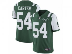 Mens Nike New York Jets #54 Bruce Carter Vapor Untouchable Limited Green Team Color NFL Jersey