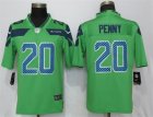 Nike Seahawks #20 Rashaad Penny Green Vapor Untouchable Limited Jersey